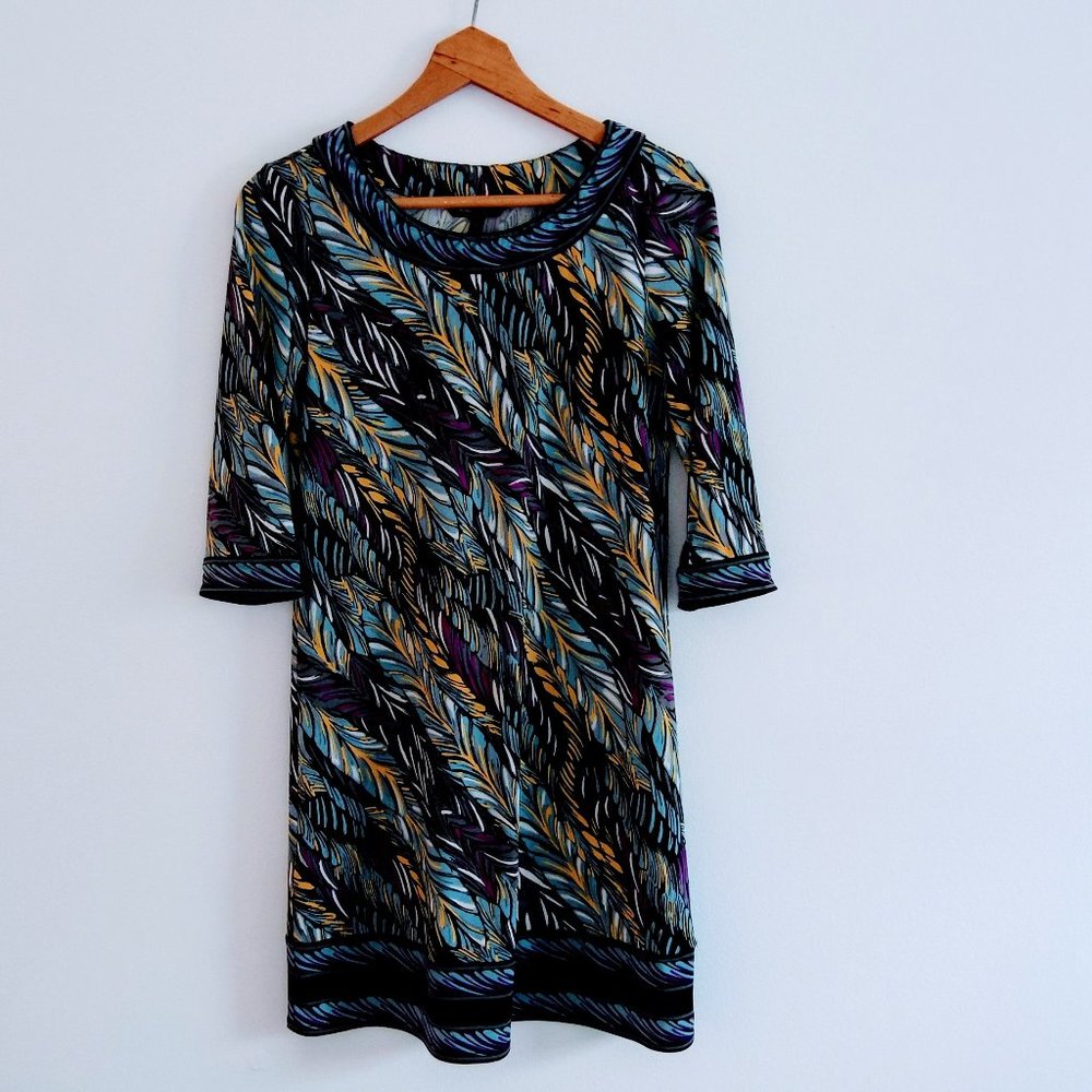BCBG MaxAzria Abstract Multicolor Dress